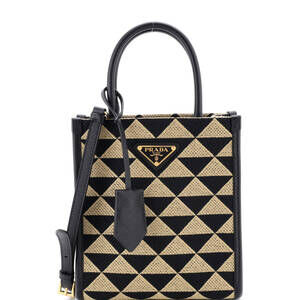 Prada Symbole Shopper Tote Jacquard #201032P24B